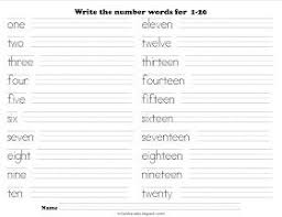 Write The Numbers Words From 1 To 20 Number Words Worksheets Number Writing Worksheets Number Words