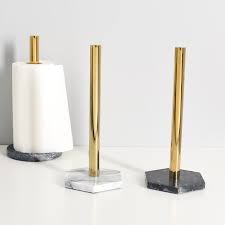 It's discrete, dependable, and easy to. Buy Marble And Gold Kitchen Towel Holder Staunton And Henry