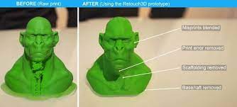 Retouch3d A Brand New Way To Finish 3d Prints By 3d 2 0 Inc Kickstarter Finishing Tools 3d Printed Objects 3d Printing