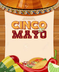 The cinco de mayo parade is the largest and best in the midwest. Cinco De Mayo Poster With Blank Paper Text In Spanish Day Royalty Free Cliparts Vectors And Stock Illustration Image 39096566