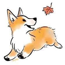 Pin By Karen Dispenza On Corgis Galore Corgi Drawing Corgi Art Cute Dog Drawing