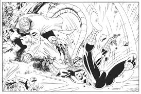 Spiderman is a popular character in comics, films and cartoons. Spiderman Vs Lizard In Ygor D S Original Artwork Comic Art Gallery Room