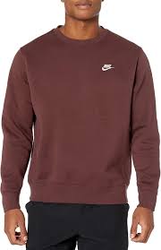 Amazon Com Nike Nsw Club Crew Manga Larga Para Hombre Clothing Nike Clothes Mens Mens Outfits Nike Outfits