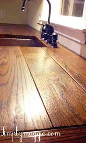 12 diy wooden kitchen countertops to
