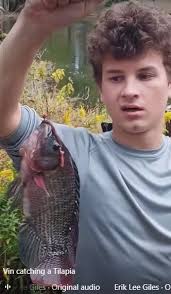 Catching tilapia in a place I've fished my whole life