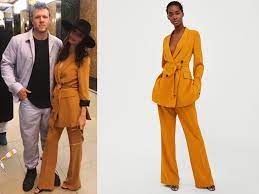 Emily ratajkowski made a fashion statement even at her wedding) looks like emily will be spending this birthday of hers on the sands. Emily Ratajkowski S Mustard Yellow Wedding Suit Is From Zara