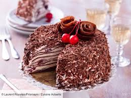 Gateau De Crepes Facon Foret Noire Facile Decouvrez Les Recettes De Cuisine Actuelle