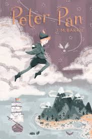 Illustration Peter Pan By Claire Morgan Creative Book Cover Design Neverland Story Fly Magic Creative Book Cover Designs Creative Book Covers Illustration