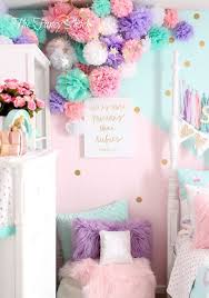 Sami Says Ag The Fancy Shack Girls Pastel Bedroom Room Makeover Pastel Girls Room Pastel Room Unicorn Bedroom
