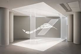 Deutsche Bank Brandspace By Coordination Berlin Office Facilities In 2020 Anamorphic Design Light And Space