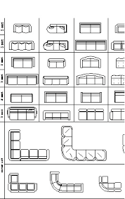 Booth seating helps organize restaurant traffic flow. Furniture Cad Blocks Sofas In Elevation View