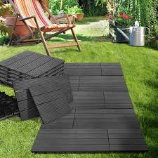 Dalle Composite Clipsable Imputrescible Et Moderne Anthracite Tapistar Fr