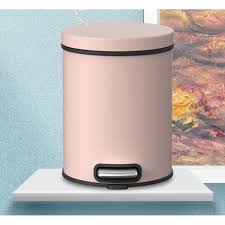 The perfect compact stainless steel garbage can for limited space. Simple Nice 5l 8l 12l Classic Round Stainless Steel Dustbin Step Bin Pedal Bin Trash Can Garbage Bin Shopee Singapore