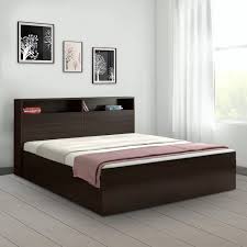 Get discount offers on modern bed, contemporary bed, italian beds, berlin bed, hamptons bed, aron bed, japanese bed, queen bed, mahogany lacquer bed and other latest style bedroom sets. Buy Alex Engineered Wood Queen Bed With Box Storage In Dark Walnut Colour Online At Best Price Hometown