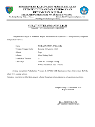Contoh surat izin kuliah untuk dosen mata kuliah. Surat Izin Melanjutkan Kuliah