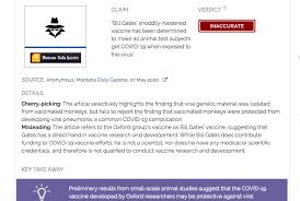 A clinical trial for an experimental coronavirus vaccine has begun recruiting participants in seattle, but researchers did not first show that the vaccine triggered an immune response in animals,. Article Inaccurately Claims That Coronavirus Vaccine By Oxford Researchers Caused Animal Test Subjects To Develop Covid 19 Health Feedback