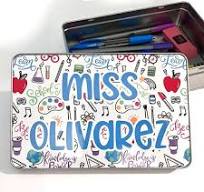 Personalized Tin Pencil Case: Custom School Supplies - Etsy