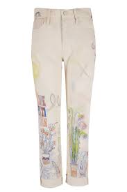 Mother Denim Scrapper Cuff Ankle Fray Superstition Jean