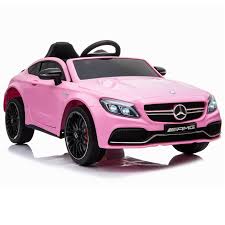 Get free 1 or 2 day delivery with amazon prime, emi offers, cash on delivery on eligible purchases. Mercedes Amg C63 S Sports Car 12v Electric Ride On Toy Pink Mercedes Benz Ride On Cars