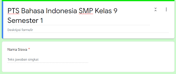 Soal Pts Online Bahasa Indonesia Smp Kelas 9 Kurikulum 2013 Tahun Pelajaran 2020 2021 Didno76 Com