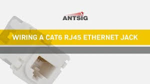 Pinout diagrams and wire colours for cat 5e, cat 6 and cat 7. Antsig How To Wire A Cat6 Rj45 Ethernet Jack Youtube