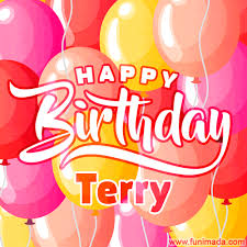 Get a custom full name video here! Happy Birthday Terry Colorful Animated Floating Balloons Birthday Card Download On Funimada Com