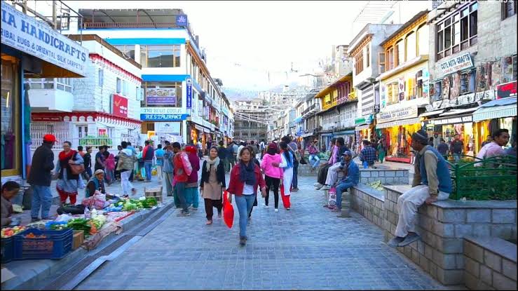 Image result for The Main Bazaar Road Ladakh