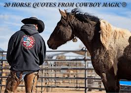Check spelling or type a new query. 20 Horse Quotes From Cowboy Magic Cowboy Magic