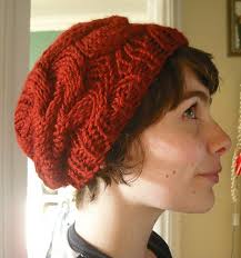 Beret hat in chunky knit black. Beret Knitting Patterns In The Loop Knitting