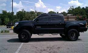 2003 toyota tacoma xtracab v6 4x4 *black* lifted wheeled up wow !!! Goez2fst S Lifted Black Tacoma Tacoma Tacoma World Monster Trucks