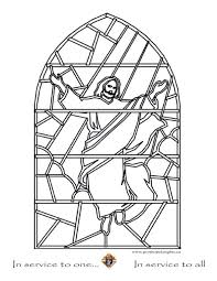 Bring inspiration and joy to your church or place of worship with glorious bible scenes and motivating word art with colorful pieces from stained glass inc. Religious Stained Glass Coloring Pages