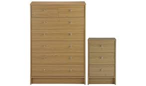 All of our bedroom sets are built to be durable and stylish. Buy Habitat Malibu Bedside 5 2 Drawer Chest Set Oak Effect Bedroom Furniture Sets Habitat