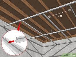 This value pack is ideal for installing up to 400 sq. How To Install A Drop Ceiling 14 Steps With Pictures Wikihow