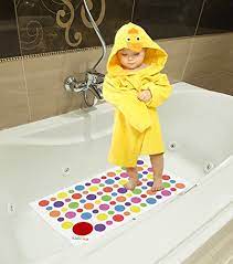 Fill the basin or small baby bathtub with water and check the temperature before bringing your. Baby Bath Mat With Mold Resistant Luxury Anti Slip Vinyl Creates The Perfect Baby Bath Mats