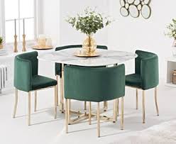 View furniture by precedent and many more kinds of refined furniture in the basement of building 6. Green And Gold Dining Chairs Off 74