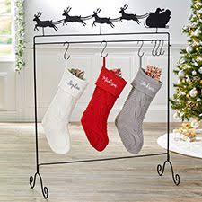 Santa Sleigh Stocking Holder Floor Stand Christmas Stocking Holder Stand Stocking Holders Christmas Stockings Personalized
