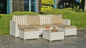 salon de jardin resine jamaica 6 places avec coussins beige meubles de jardin salon de jardin resine coussin beige mobilier jardin