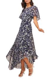Free Shipping And Returns On Astr The Label Floral Print Dress At Nordstrom Com An Asymmetrica Printed Dresses Fashion Fashion Clothes Women Nordstrom Dresses
