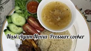 Kemudian masukkan ayam dan safron, masak sehingga garing. Resipi Nasi Ayam Noxxa Pressure Cooker Youtube