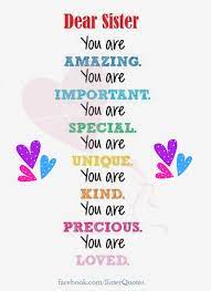 Dear Sister You Are Amazing Sister Birthday Quotes Sister Quotes My Sister Quotes