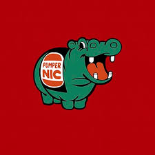 Due to a lawsuit by burger king, pumper nic was forced to change its logo and have its name shortened to pumper. Pumper Nic Hipopotamo Nic Quality Artworks