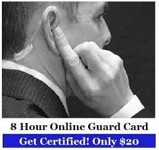 The online courses are relatively cheap and only take a matter of hours. Guard Refresher Bundle 1 Aegis Security Investigations