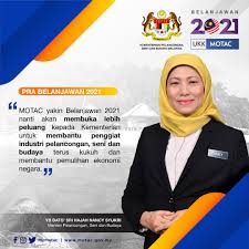 Kementerian pelancongan, seni dan budaya malaysia. Motac On Twitter Motac Yakin Belanjawan 2021 Nanti Akan Membuka Lebih Peluang Kepada Kementerian Untuk Membantu Penggiat Industri Pelancongan Seni Dan Budaya Terus Kukuh Dan Membantu Pemulihan Ekonomi Negara Yb Dato