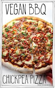 Vegan Bbq Chickpea Pizza Recipe Vegan Pizza Recipe Bbq Chickpeas Vegan Bbq