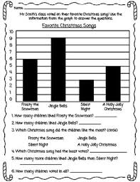 christmas line plots tally chart bar graphs pictographs