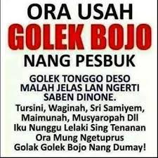 Ketimbang raut muka kalian cemberut lebih manis gembira. Lucu Gokil Kata Kata Lucu Bahasa Jawa