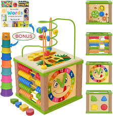 Birthday Presents For 12 Year Old Boy Amazon Amazon Com Wooden Kids Baby Activity Cube Boys Gift Set One 1 2 Year Old Boy Gifts Toys Developmenta In 2020 Activity Cube Baby Infant Activities Toys For Boys