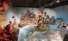The augsburger puppenkiste is a marionette theater in augsburg, germany. Im Museum Der Augsburger Puppenkiste Ist Die Filmkulisse Von Jim Knopf Nachgestellt