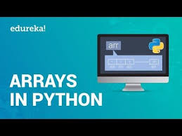 Arrays In Python Python Array Operations Python Tutorial For Beginners Edureka Youtube Machine Learning Applications Python Regular Expression