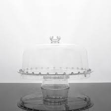 12 clear acrylic cake stand multifunctional serving platter 6 in 1 cake plate with dome lid in 2021 cake plate with dome acrylic cake stands acrylic cake stand